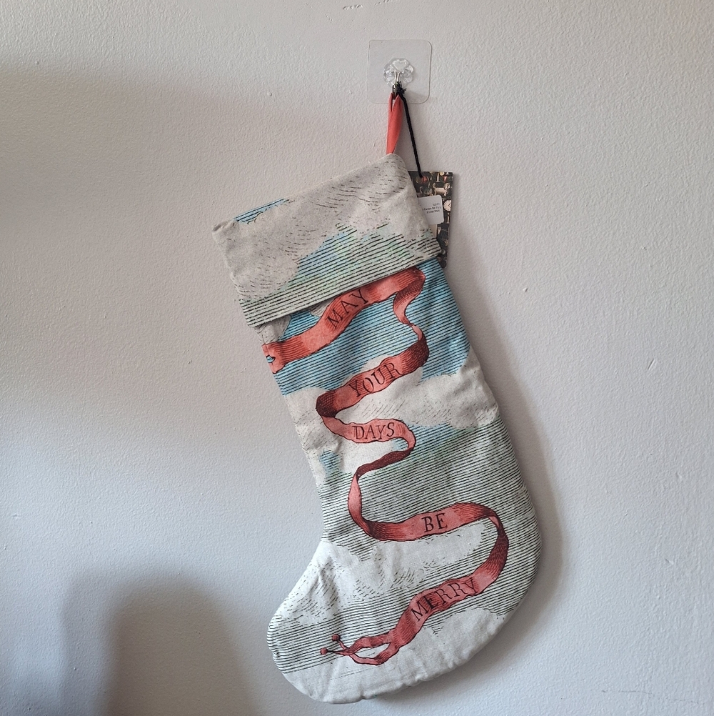 John Derian for Target "May Your Days Be Merry" Stocking